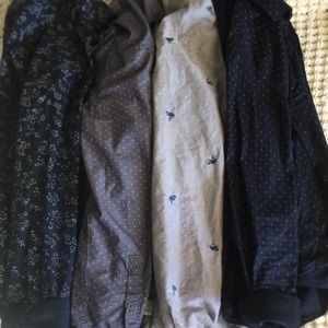 Bundle of men’s button up long sleeves